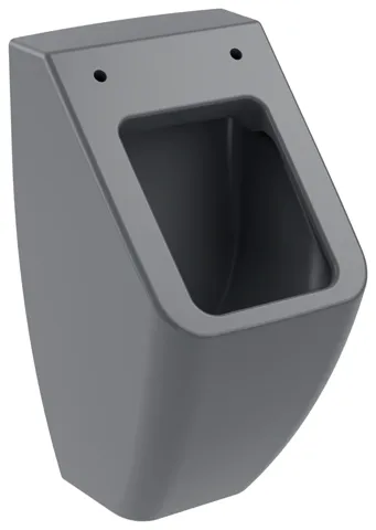 Absaug-Urinal DirectFlush „Venticello“, Befestigung verdeckt, ohne Zielobjekt, Zulauf verdeckt 28,5 × 32 × 54,5 cm in Graphite Absaug-Urinal DirectFlush „Venticello“, Befestigung verdeckt, ohne Zielobjekt, Zulauf verdeckt 28,5 × 32 × 54,5 cm in Graphite