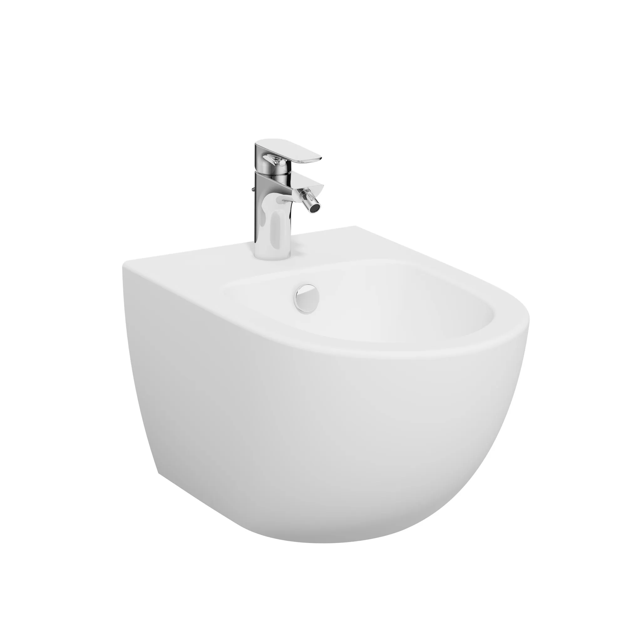 VitrA Sento Wand-Bidet 37 x 54 cm, Edelweiß, V-Fit 2.0