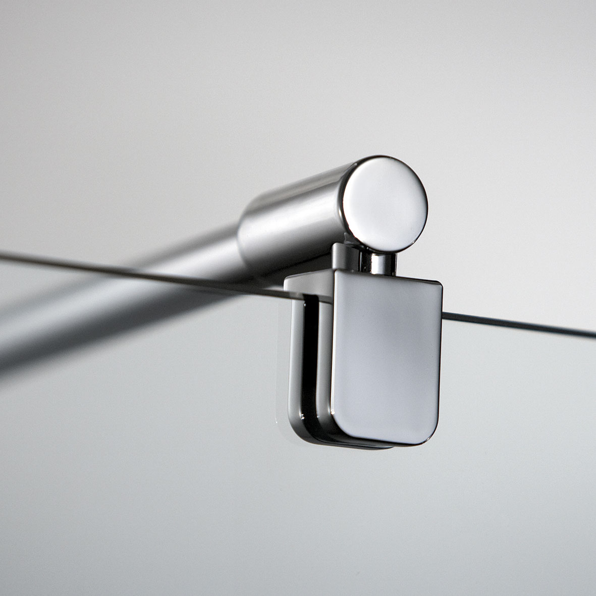 HSK teilgerahmt Runddusche pendelbar 4-teilig gleichschenklig und ungleichschenklig „Aperto“ Glas Klar hell, Profile Schwarz-matt, B: 1000 mm H: 2000 mm T: 1000 mm