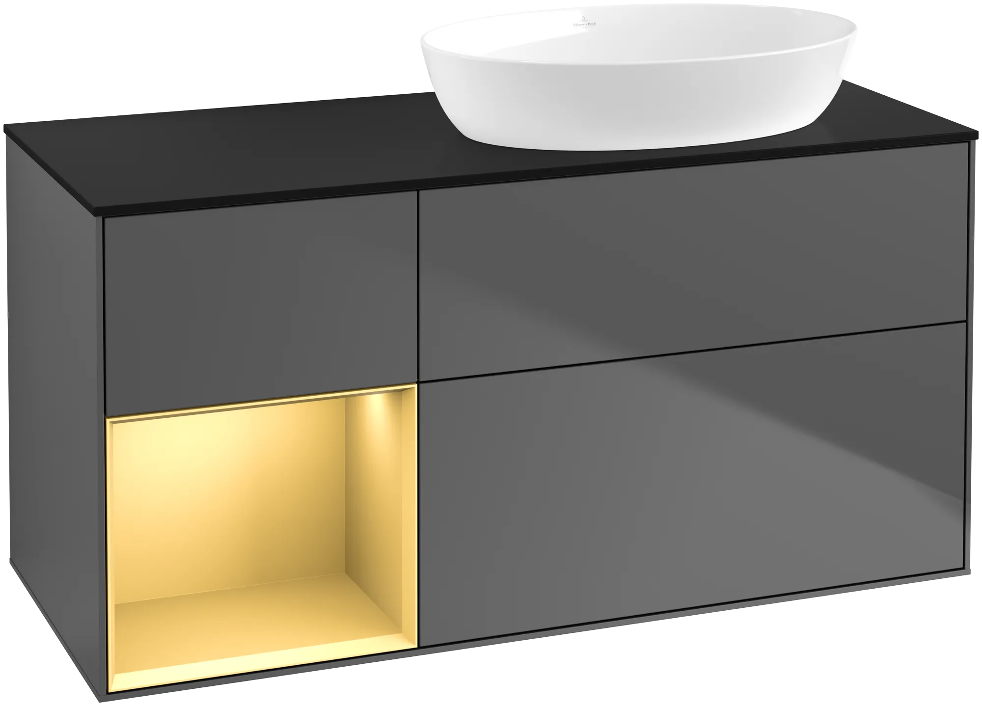 Villeroy & Boch Finion Waschbeckenunterschrank GA4 1200x603x501mm Anthrazit