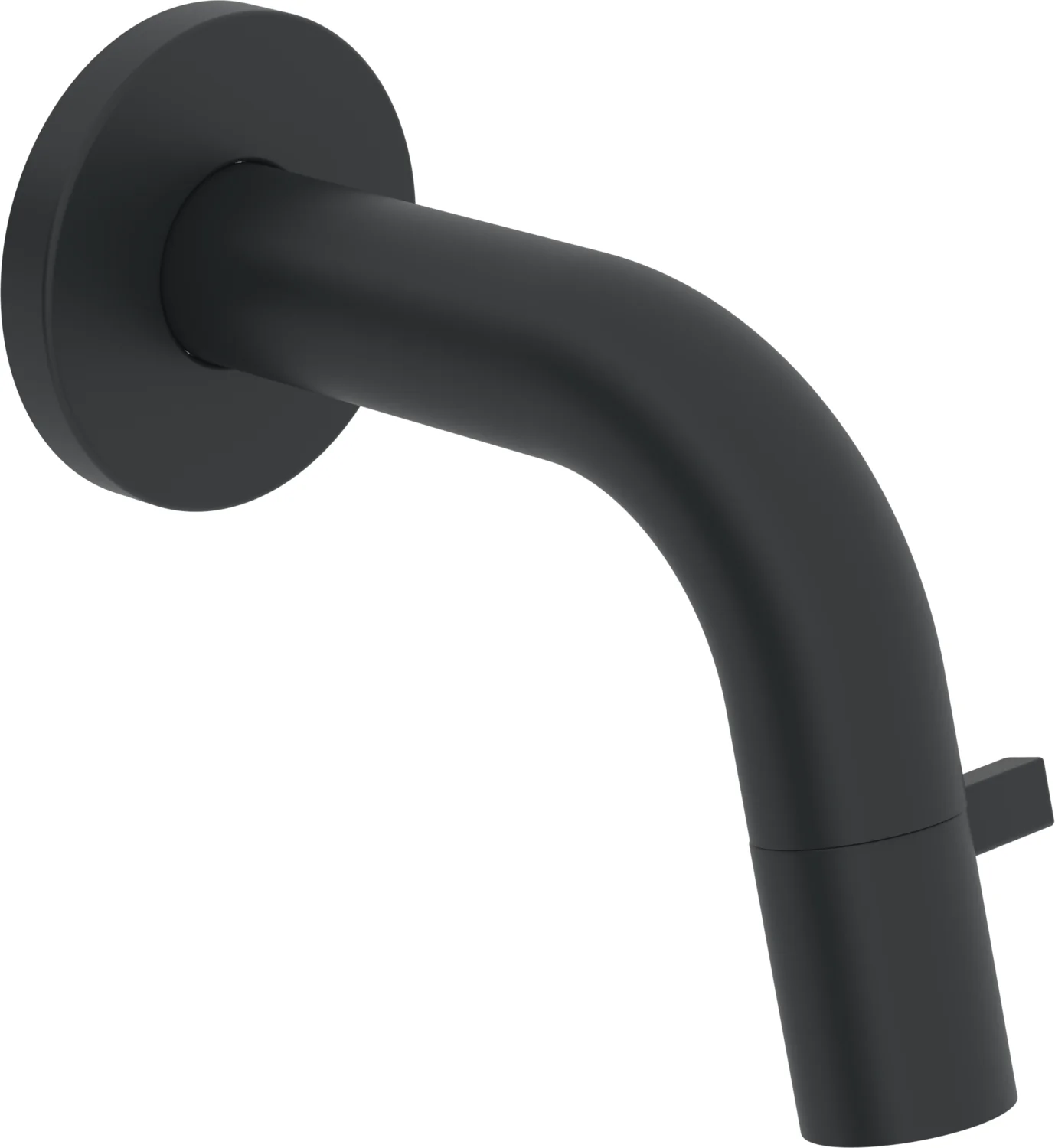 HansaNOVA Einhebelmischer Waschtischbatterie HansaNOVA 5086 Ausladung 107 mm DN15 Matt-Schwarz