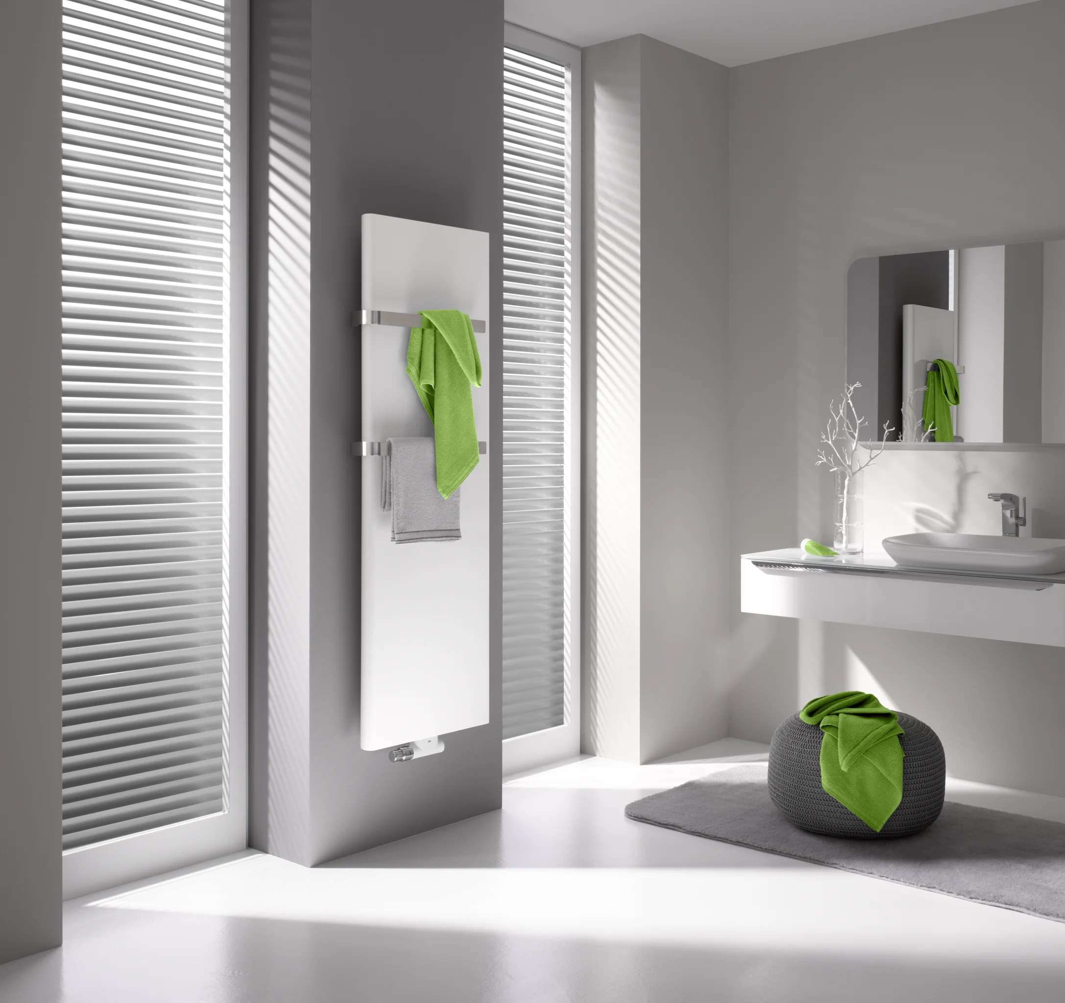Kermi Design-Heizkörper „Pateo®“ 50 × 152,5 cm in Weiß (RAL 9016) Kermi Design-Heizkörper „Pateo®“ 50 × 152,5 cm in Weiß (RAL 9016)