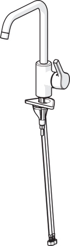 HansaPALENO Einhebelmischer Küchenarmatur Chrom 203 mm DN15 HansaPALENO Einhebelmischer Küchenarmatur Chrom 203 mm DN15
