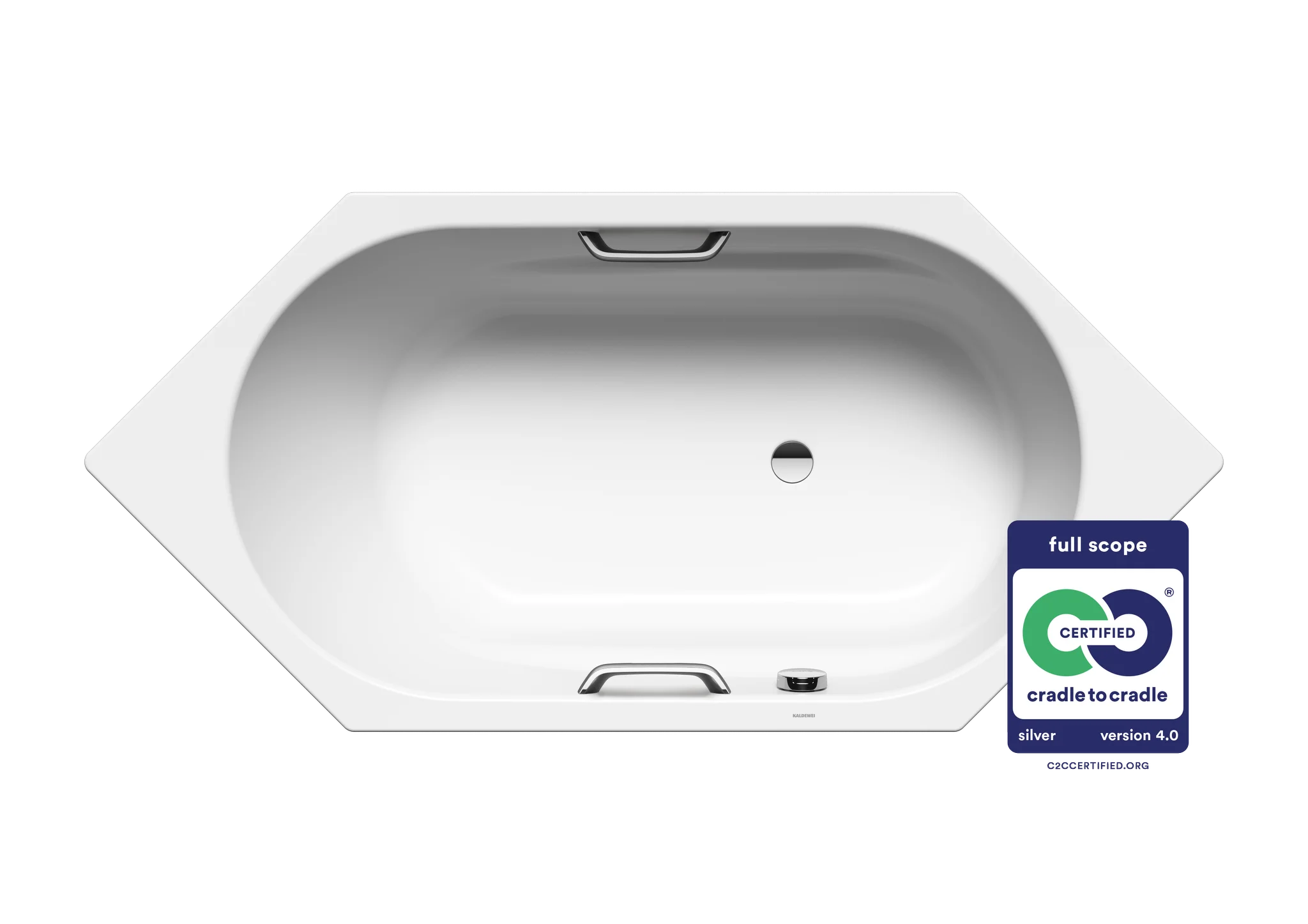 Kaldewei VAIO 6 STAR Badewanne, 1900x900 mm, alpinweiß, Sechseckform mit integrierten Armlehnen Kaldewei VAIO 6 STAR Badewanne, 1900x900 mm, alpinweiß, Sechseckform mit integrierten Armlehnen
