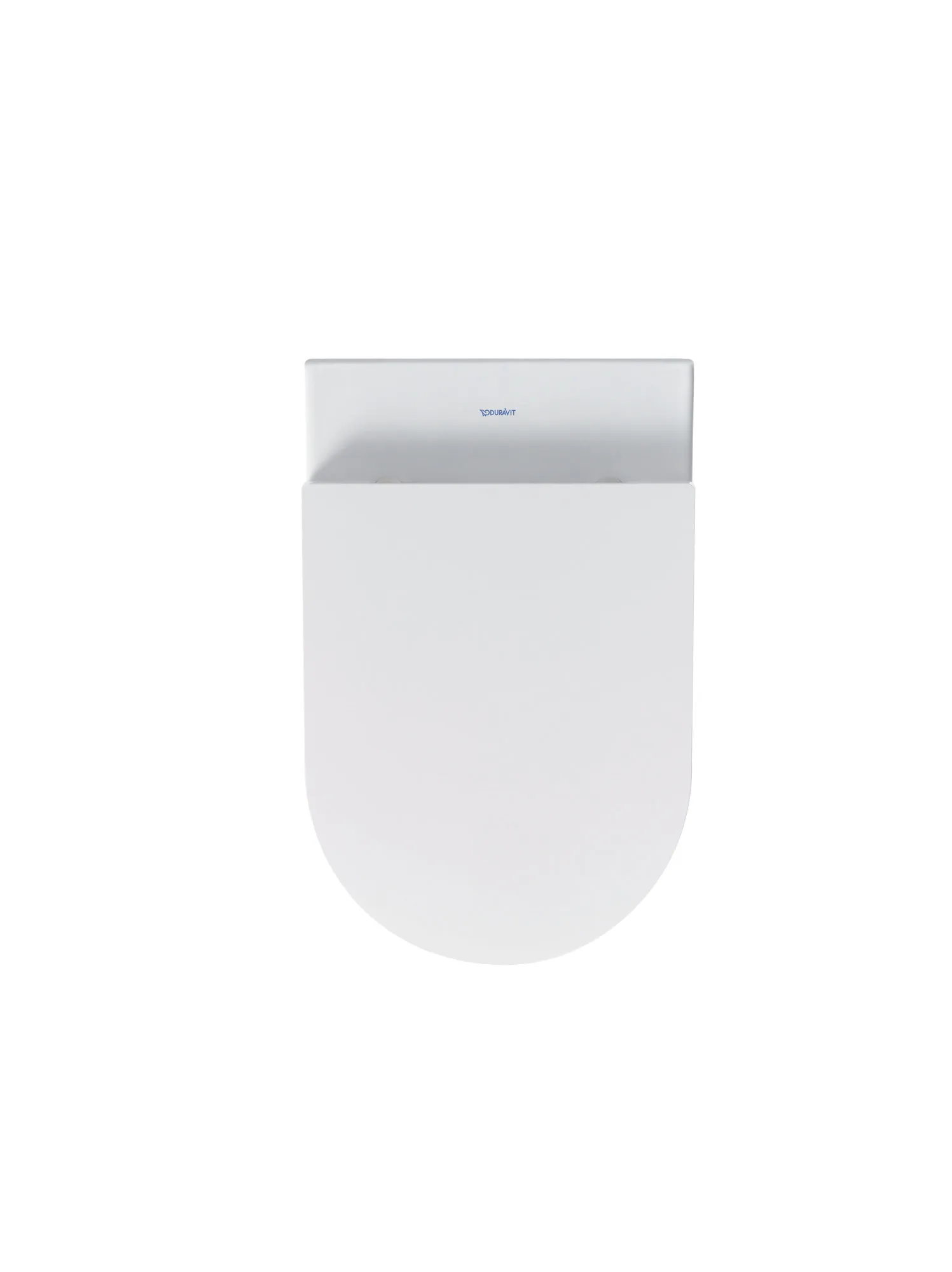 Duravit Wand-Tiefspül-WC inkl. WC-Sitz „ME by Starck“ 37,35 × 57 × 39,5 cm, Befestigung sichtbar