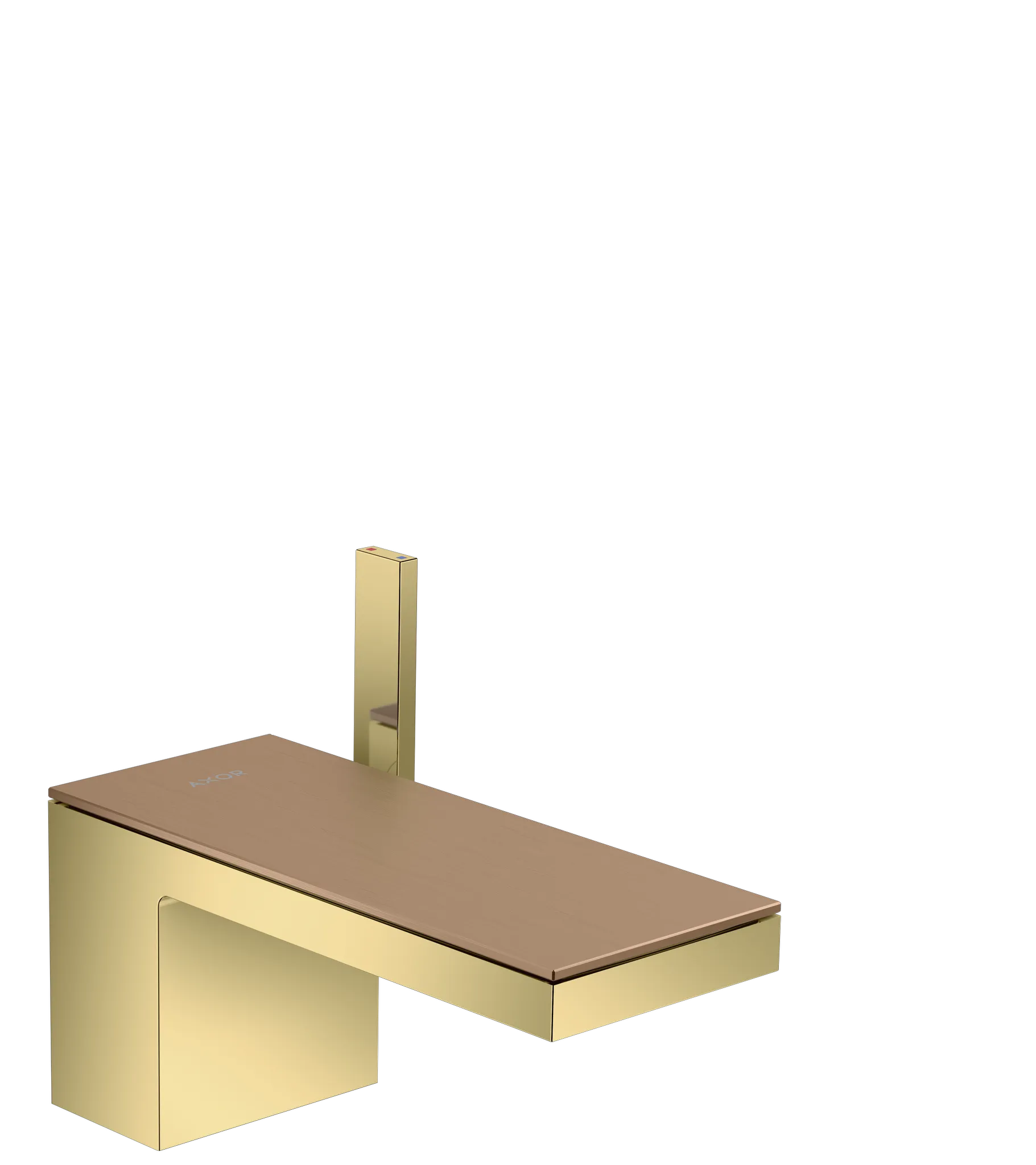 Hansgrohe AXOR MyEdition Mischer Platte 200 Brushed Red Gold Hansgrohe AXOR MyEdition Mischer Platte 200 Brushed Red Gold