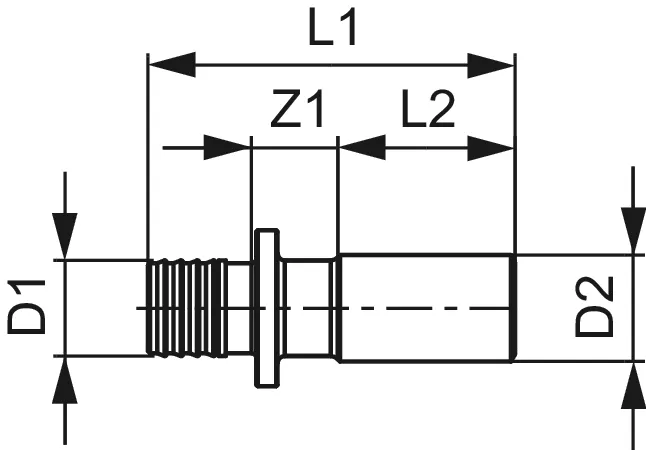 TECEflex Presslötanschluss Dimension 16 auf 15 mm CU, Siliziumbronze