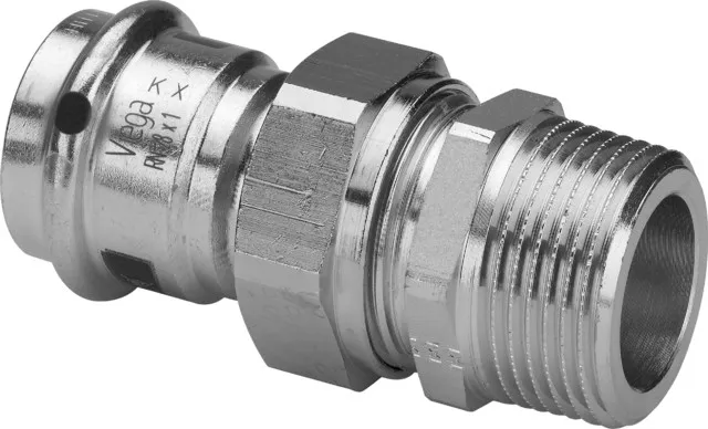 „Prestabo“ Verschraubung mit 1 Muffe und Außengewinde 54 mm × 2″ „Prestabo“ Verschraubung mit 1 Muffe und Außengewinde 54 mm × 2″
