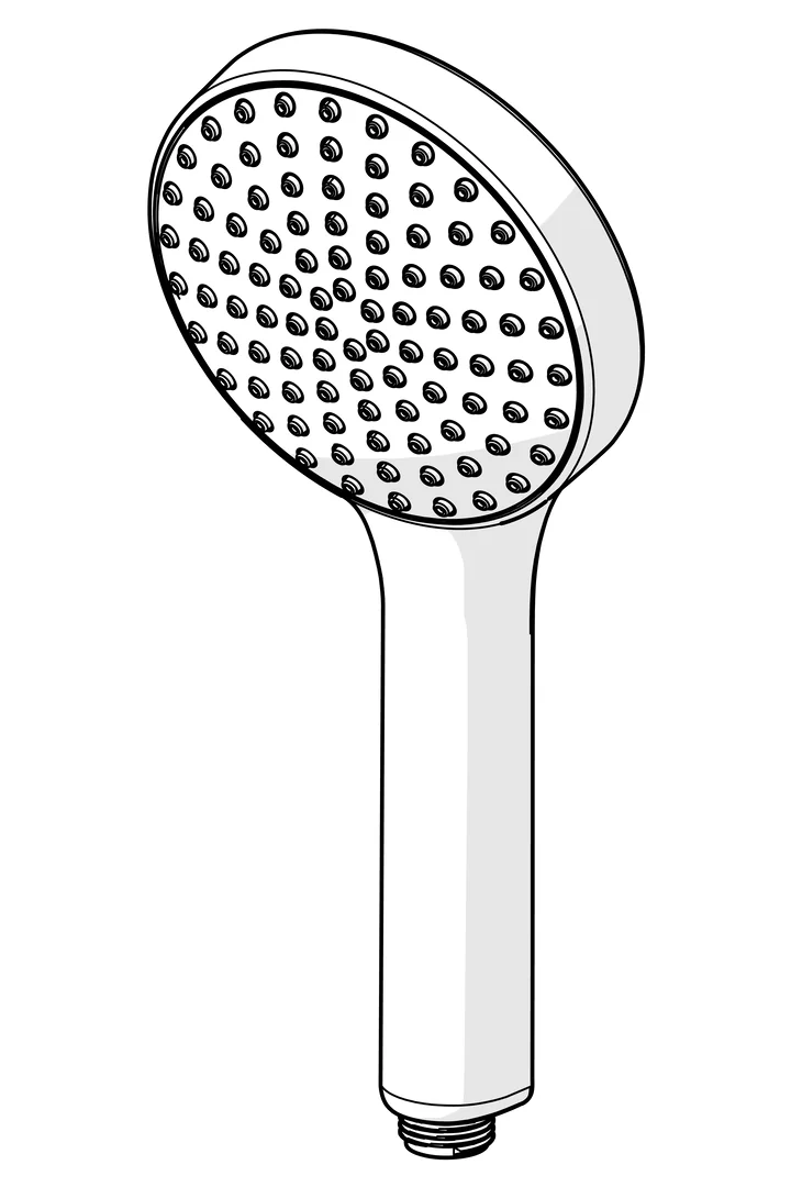 HansaACTIVEJET Handbrause HansaACTIVEJET 8431 1-strahlig Chrom/Hellgrau HansaACTIVEJET Handbrause HansaACTIVEJET 8431 1-strahlig Chrom/Hellgrau