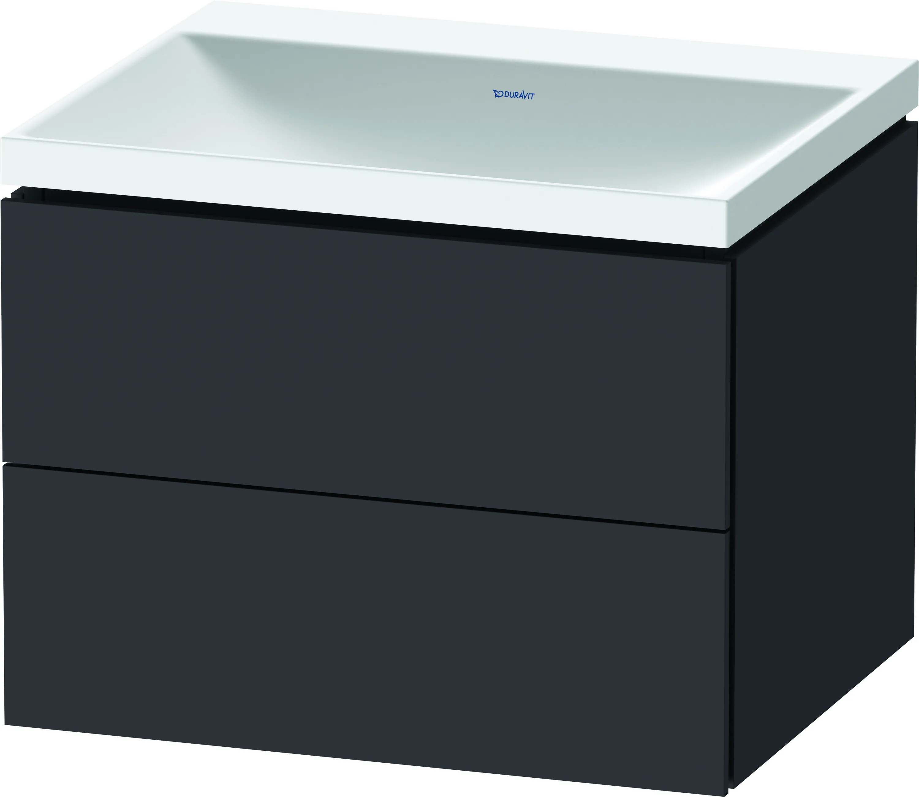 Duravit Möbelset c-shaped Set wandhängend wandhängend „L-Cube“ 60 × 48 × 48 cm Graphit Supermatt Duravit Möbelset c-shaped Set wandhängend wandhängend „L-Cube“ 60 × 48 × 48 cm Graphit Supermatt