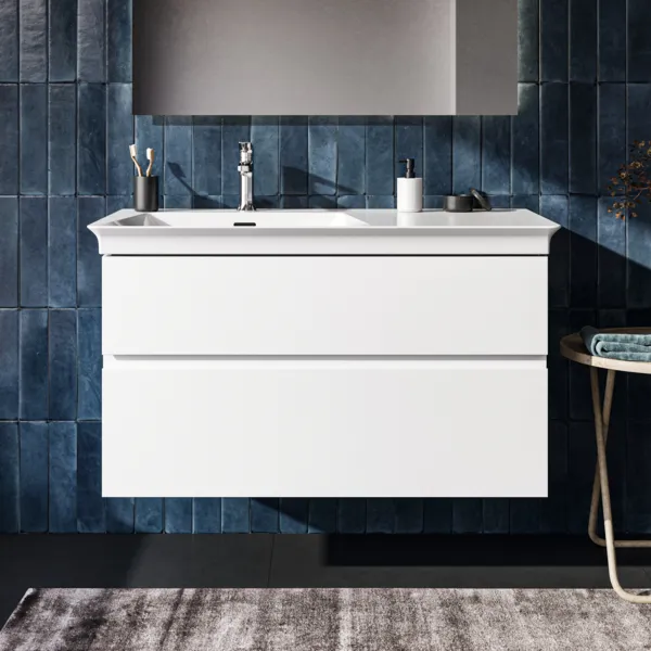 Ideal Standard Waschtischunterschrank „Finesse“ 100 × 55 × 50,5 cm Weiß matt lackiert