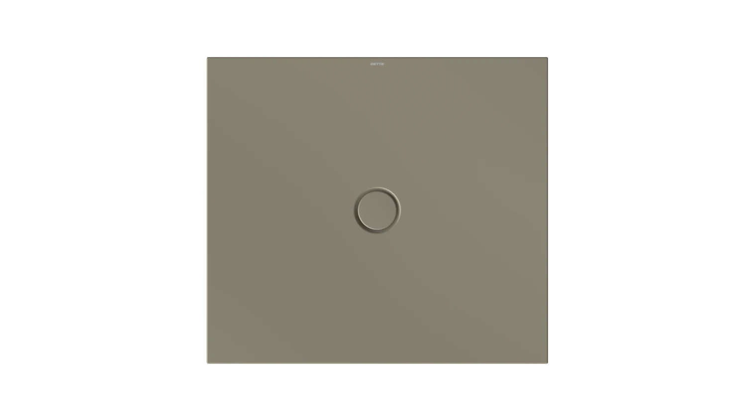 Bette rechteck Duschwanne „BetteFloor“ 1000 × 900 mm mit BetteAntirutsch Pro, ohne Oberflächenveredelung, ohne Wannenträger, in Graphite