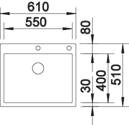 BLANCO CLARON 550-IF/A