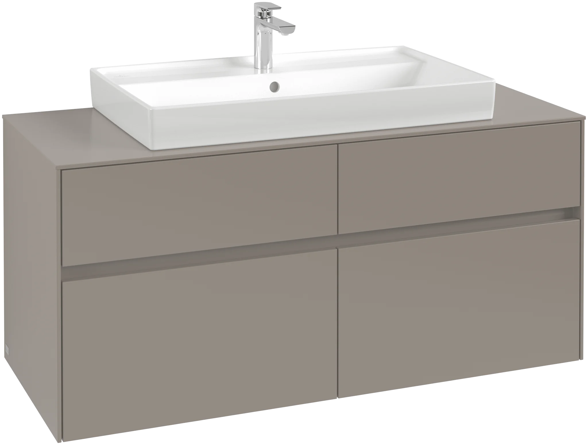 Villeroy & Boch Collaro Waschbeckenunterschrank 1200x548x500mm Glossy White Villeroy & Boch Collaro Waschbeckenunterschrank 1200x548x500mm Glossy White
