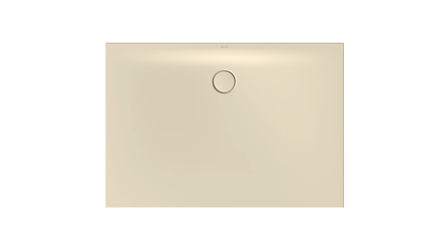 Bette rechteck Duschwanne „BetteFloor Side“ 1300 × 900 mm ohne Oberflächenbeschichtung, mit BetteGlasur Plus, ohne Wannenträger, in Jasmin