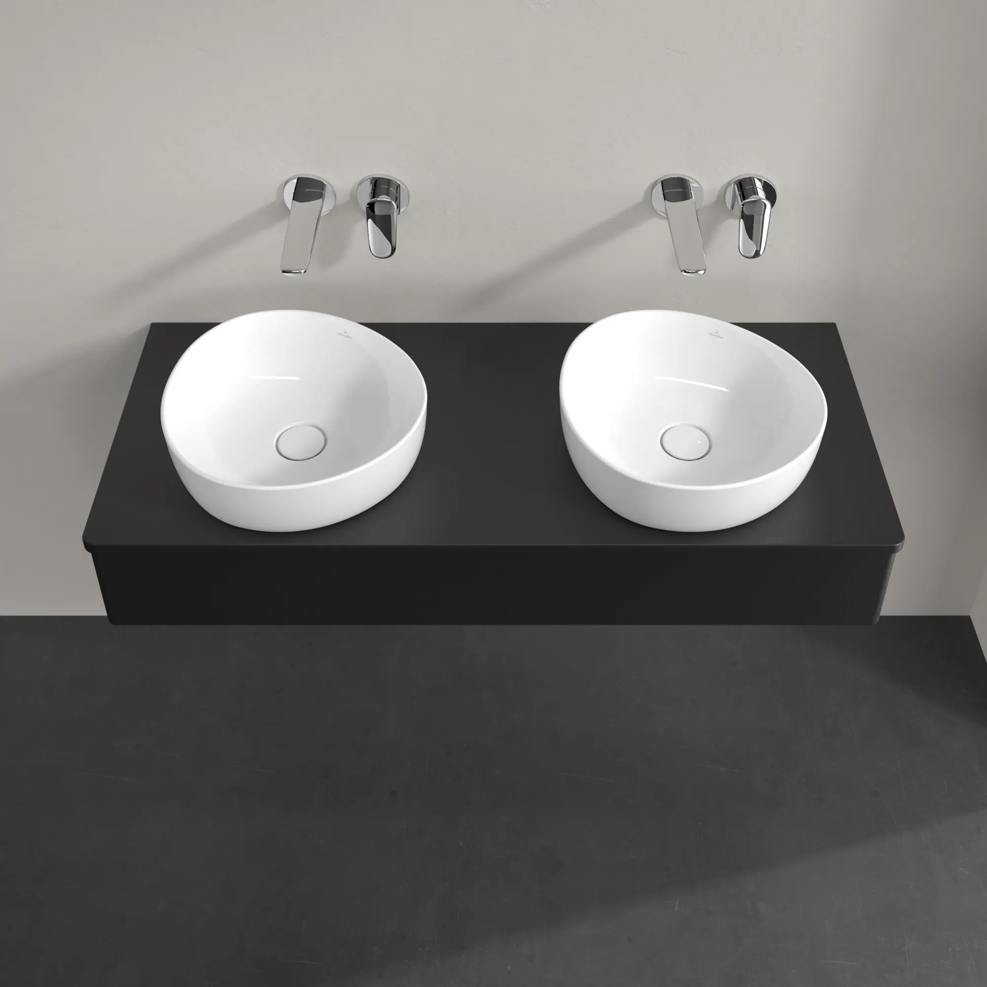 Villeroy & Boch Antao L13_5 Waschbeckenunterschrank 1200x190x500mm Black Matt