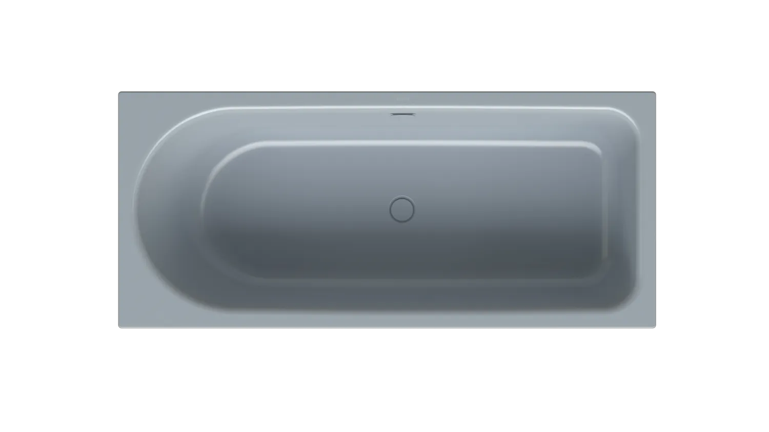 BetteOcean Badewanne Rechteck 1700x750 mm Blue Satin Titan-Stahl Unterbau Einbau Bade-Duschkombination
