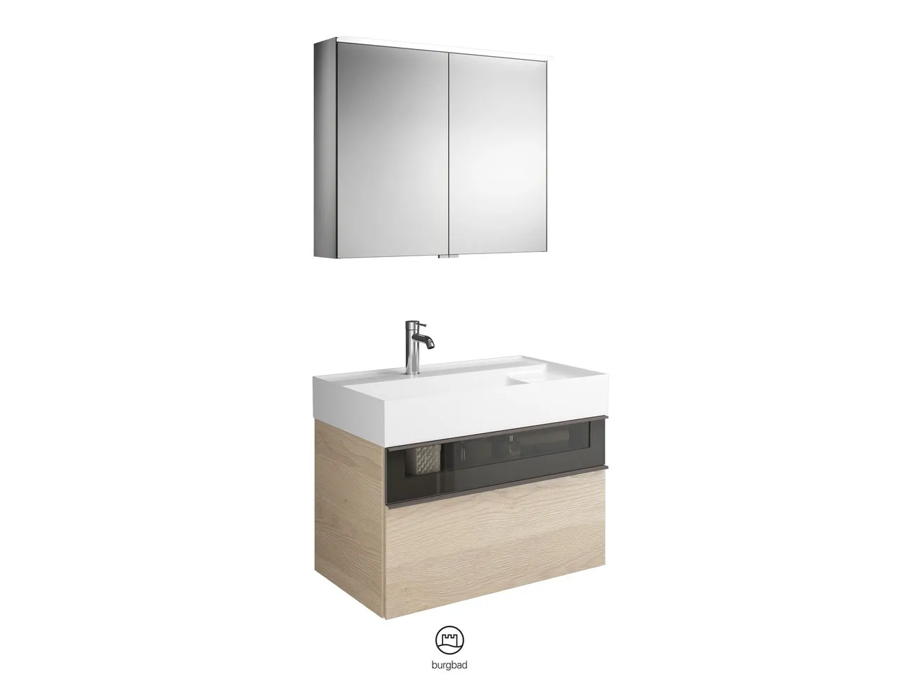 burgbad Yumo PG1 Badmöbelset (SFKZ082) burgbad Yumo PG1 Badmöbelset (SFKZ082)