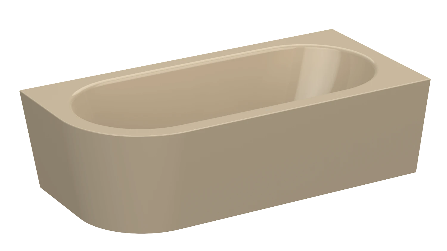 Bette rechteck Badewanne „BetteStarlet V Silhouette“ 195 × 95 cm in Bahamabeige