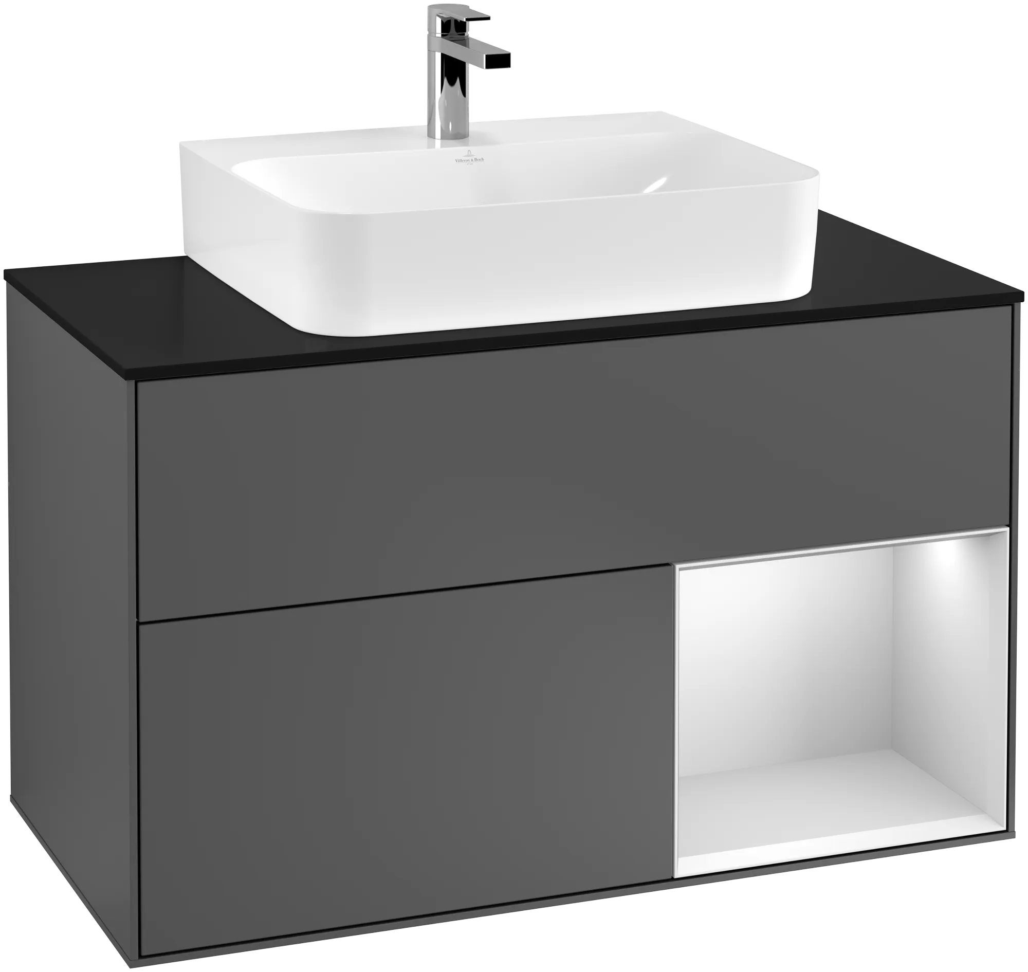 Villeroy & Boch Waschbeckenunterschrank Finion F12, anthrazit