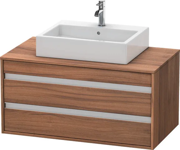Duravit Waschtischunterschrank wandhängend „Ketho“ 100 × 49,6 × 55 cm in Nussbaum Natur Duravit Waschtischunterschrank wandhängend „Ketho“ 100 × 49,6 × 55 cm in Nussbaum Natur