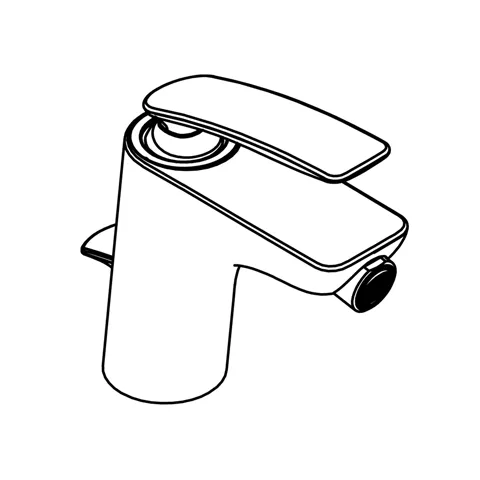 Kludi BALANCE Bidet-EHM DN 15 mattschwarz/chrom