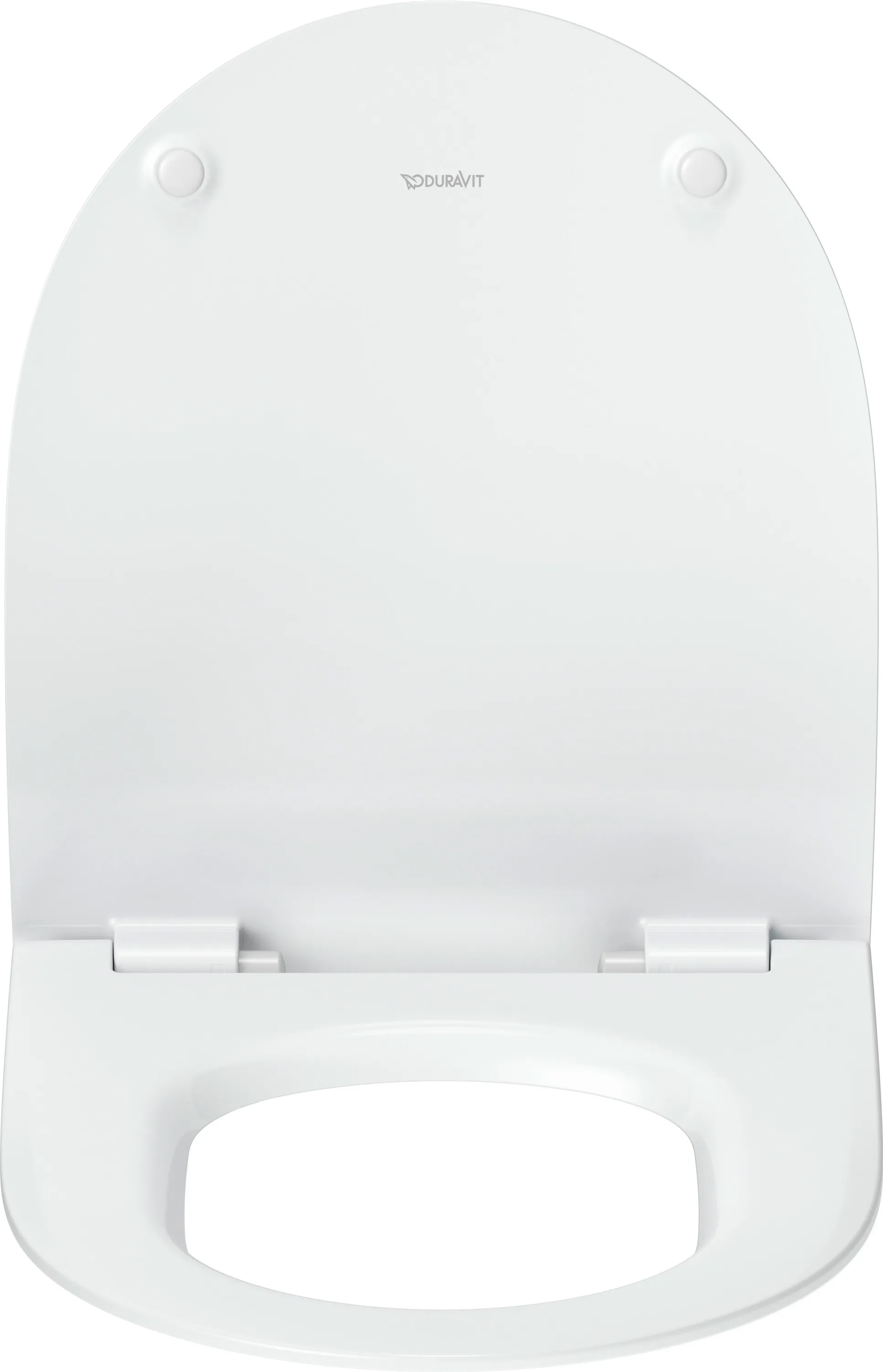 Duravit Univ.WC-Sitz D-shaped Tief 421mm Ülap Absenkaut. abnehmb. Scharn. Edelst. We
