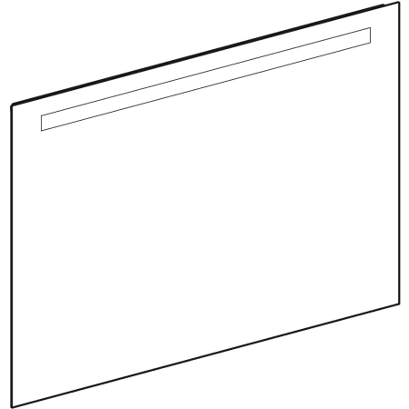 Geberit Option Basic Square Lichtspiegel, Aluminium eloxiert, 100x70 cm, LED-Beleuchtung oben Geberit Option Basic Square Lichtspiegel, Aluminium eloxiert, 100x70 cm, LED-Beleuchtung oben