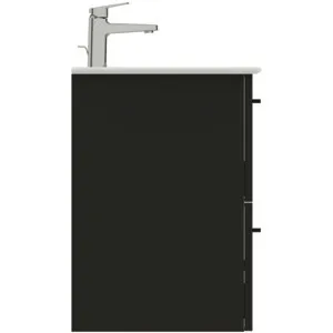 Ideal Standard i.life A Möbelpaket mit Waschtisch 64cm und Unterschrank Carbongrau matt