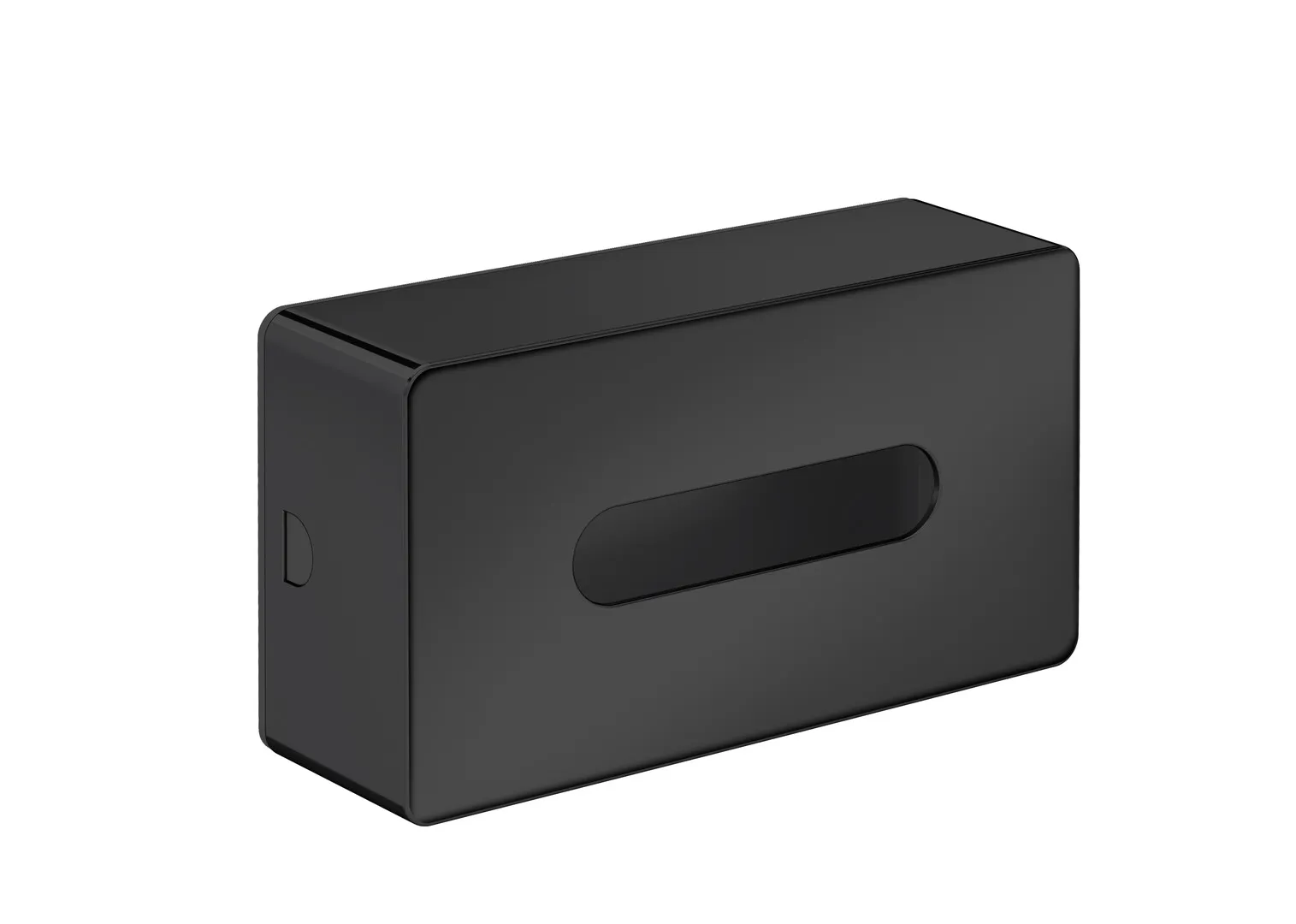 emco Kosmetiktuchbox „loft“ 25,1 × 7,9 × 14,1 cm in schwarz, Befestigung verdeckt emco Kosmetiktuchbox „loft“ 25,1 × 7,9 × 14,1 cm in schwarz, Befestigung verdeckt