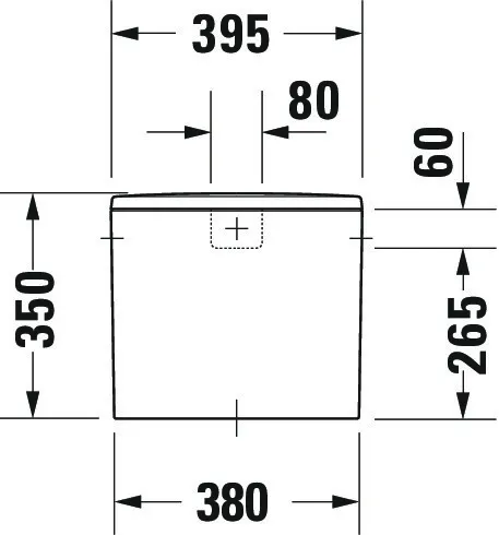 Spülkasten „ME by Starck“ 39,5 × 35 × 18 cm Spülkasten „ME by Starck“ 39,5 × 35 × 18 cm