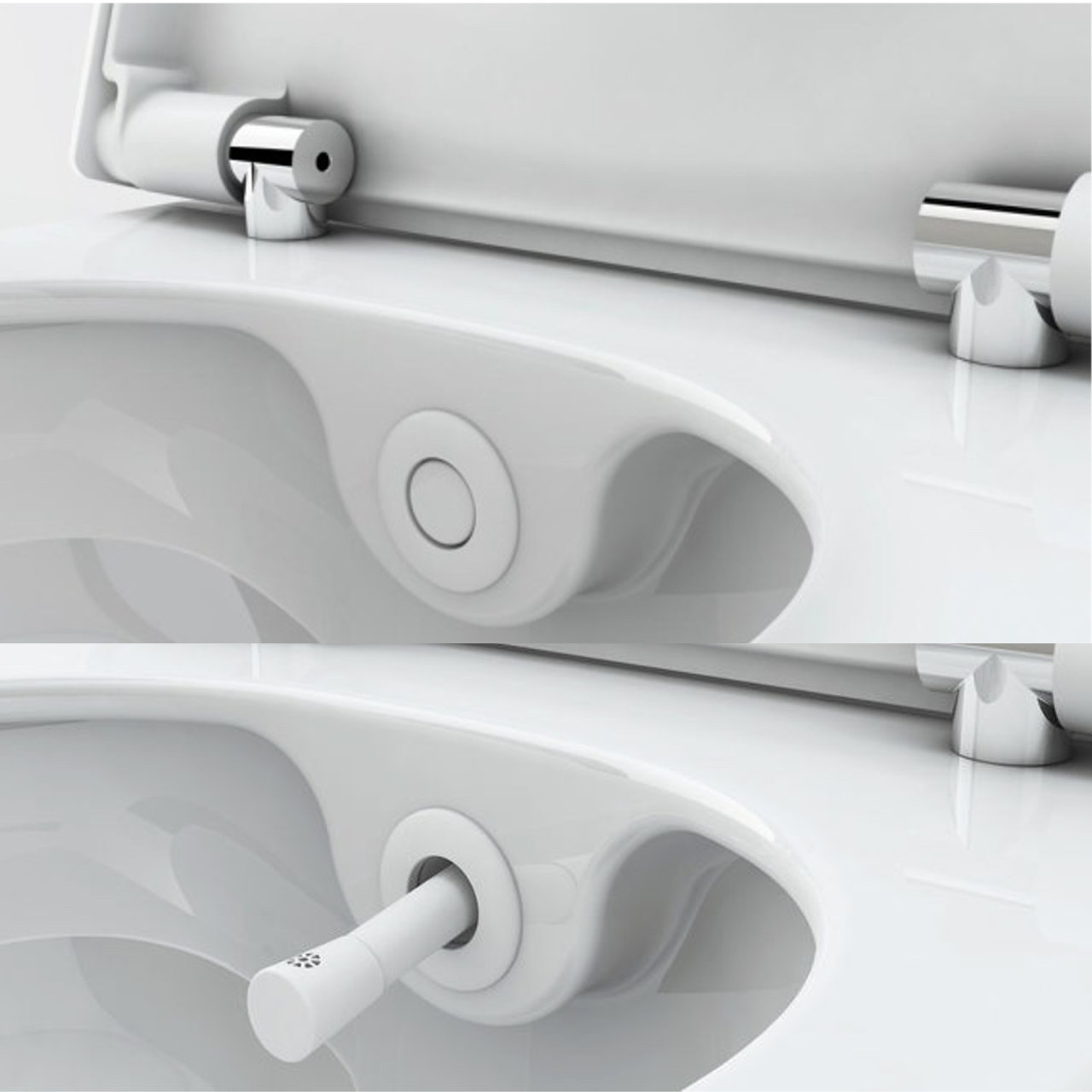 Set Dusch-WC TECEone, spülrandlos, mit Duschfunktion inkl. WC-Sitz mit Absenkautomatik Set Dusch-WC TECEone, spülrandlos, mit Duschfunktion inkl. WC-Sitz mit Absenkautomatik