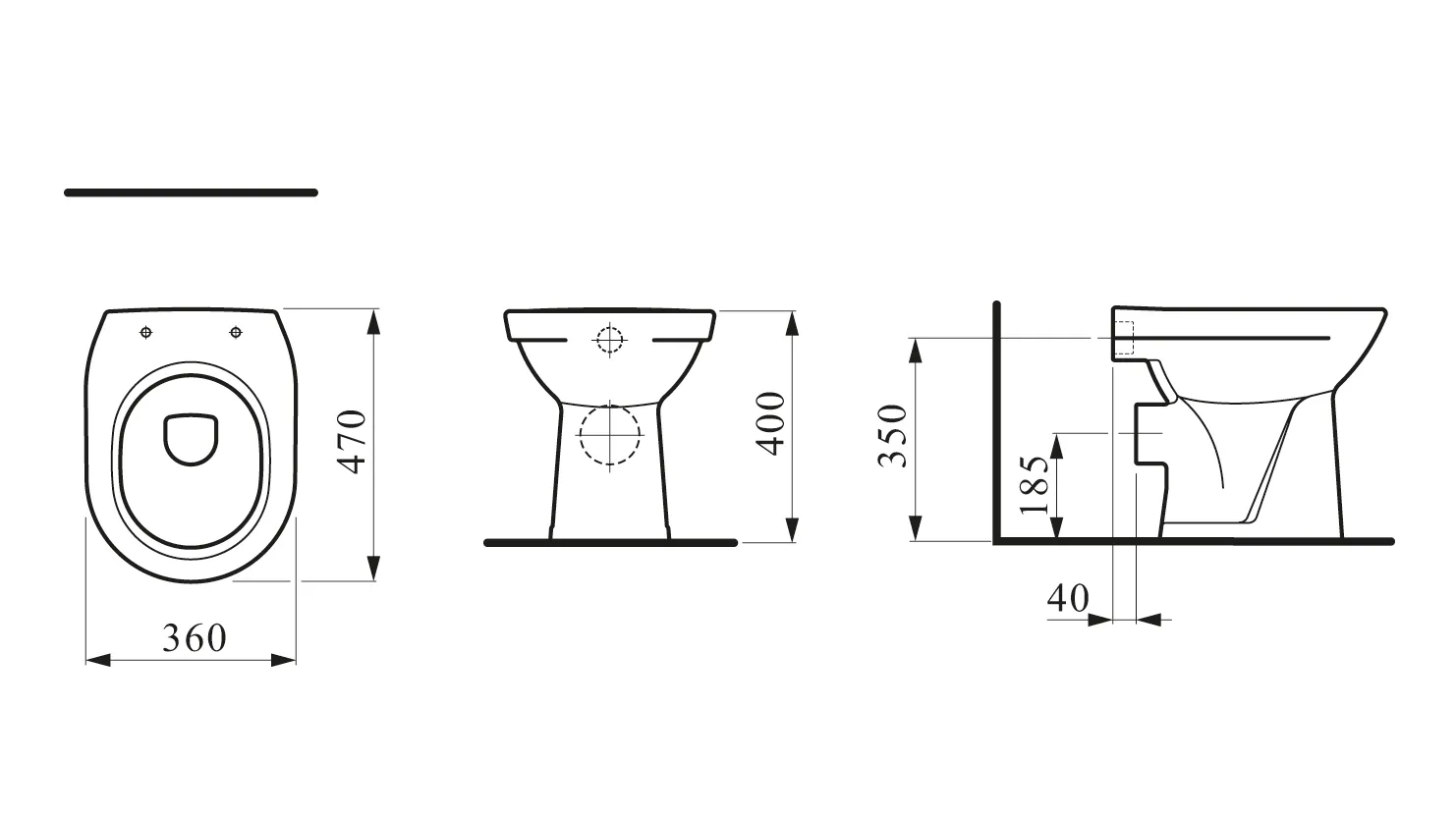 Laufen Stand-Tiefspül-WC Laufen PRO 470x360x400, bahamabeige Laufen Stand-Tiefspül-WC Laufen PRO 470x360x400, bahamabeige