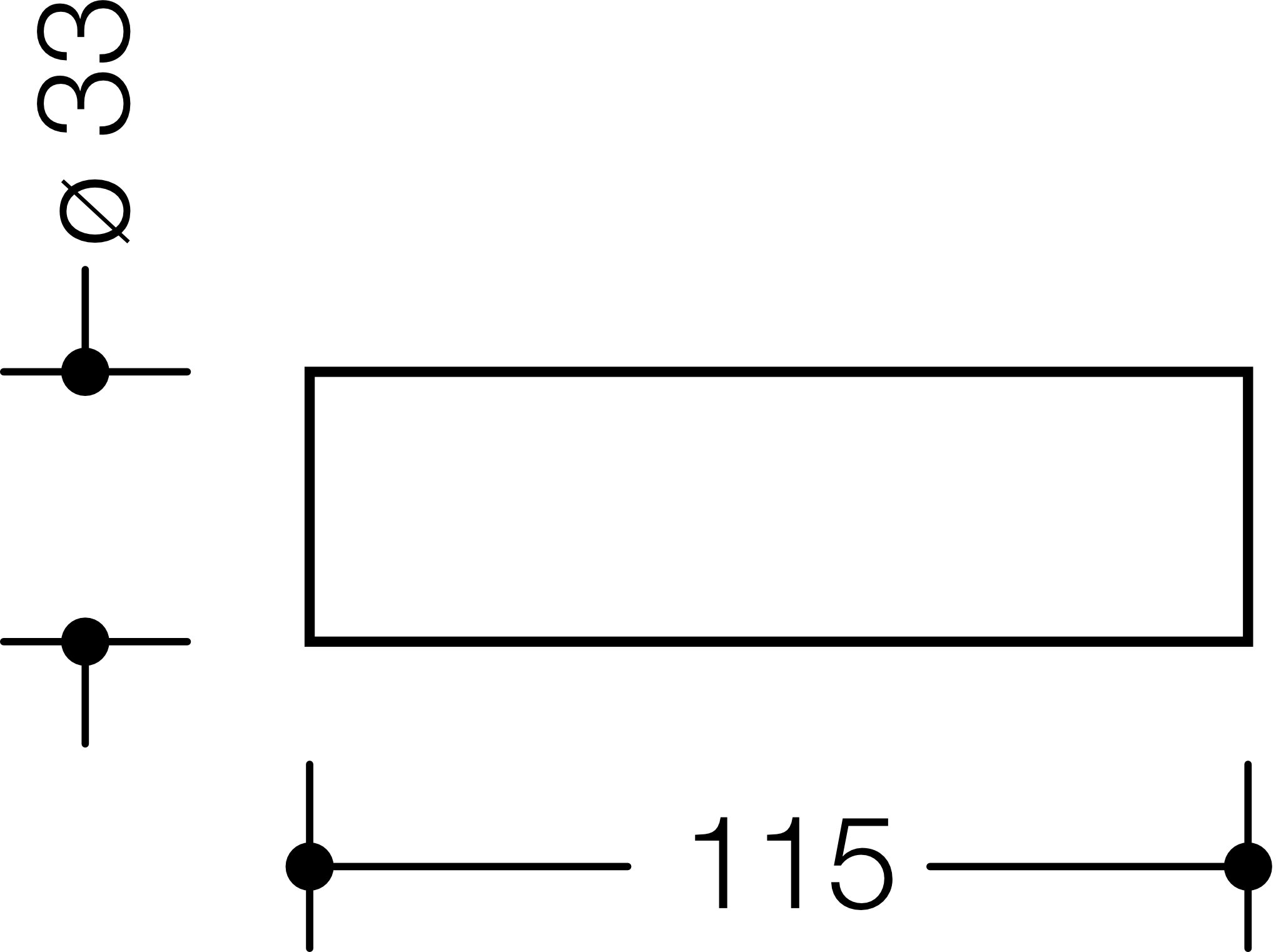 HEWI Reservetoilettenpapierhalter „Serie 477“ 3,3 × 11,5 × 3,3 cm