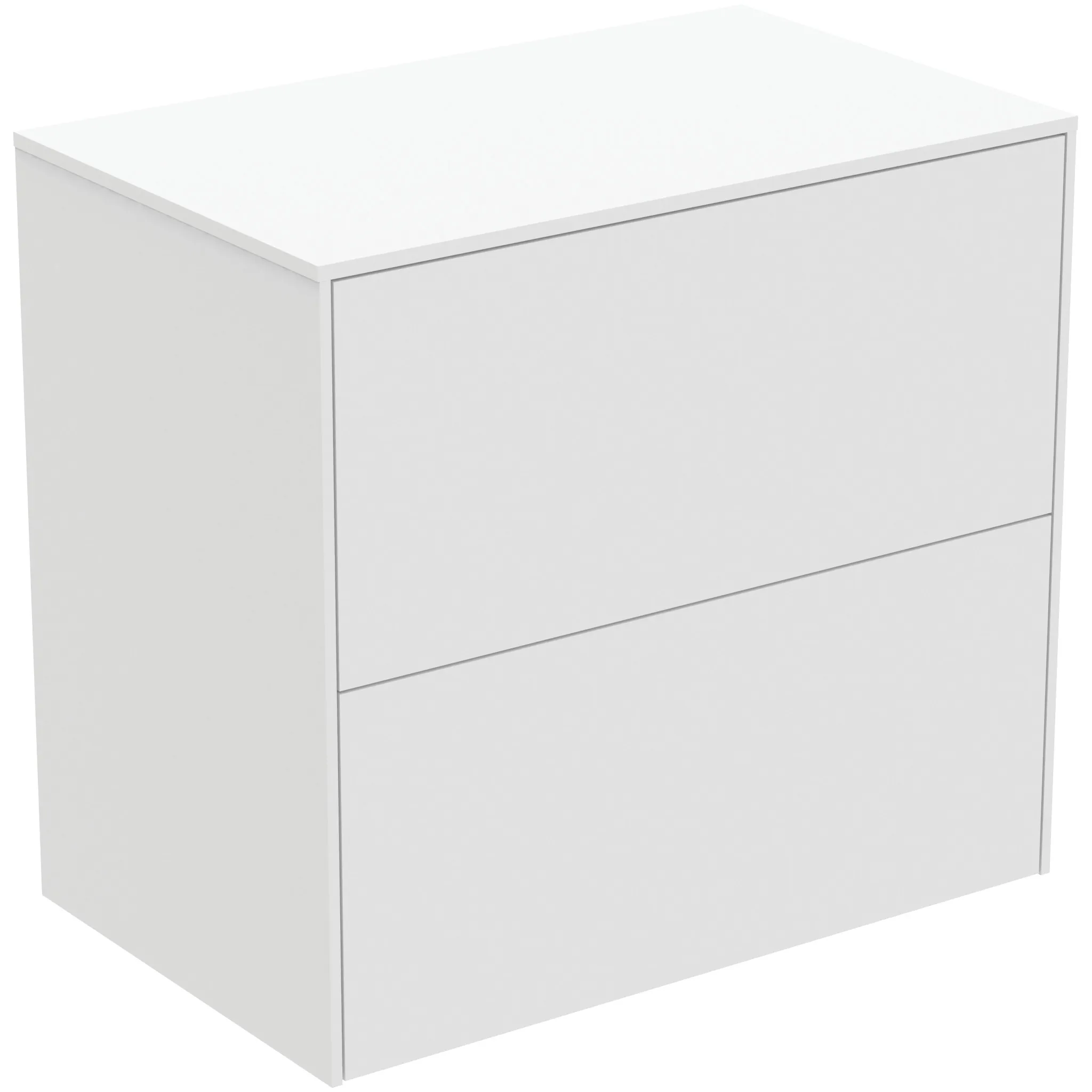 Ideal Standard Waschtischunterschrank Conca, 2 Auszüge, Weiß, 602x373x550mm Ideal Standard Waschtischunterschrank Conca, 2 Auszüge, Weiß, 602x373x550mm
