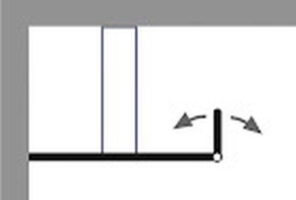 HSK rahmenlos Duschabtrennung Walk-In Frontelement mit beweglichem Seitenteil rechts „Lavida“ in Glas Mattierung mittig (65 cm),