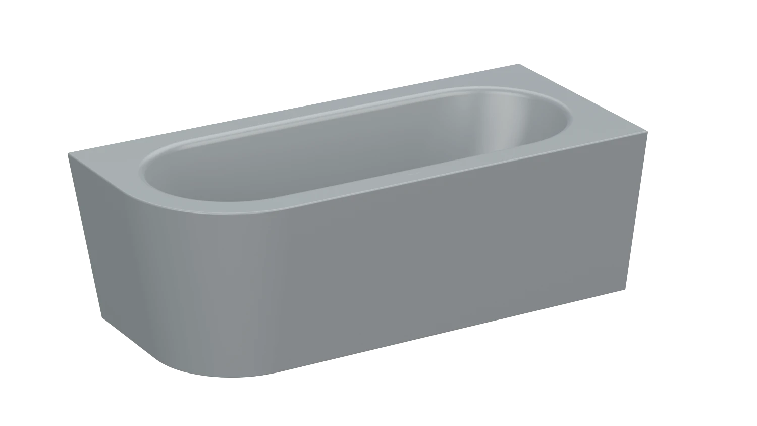Bette rechteck Badewanne „BetteStarlet V Silhouette“ 165 × 75 cm in Quartz