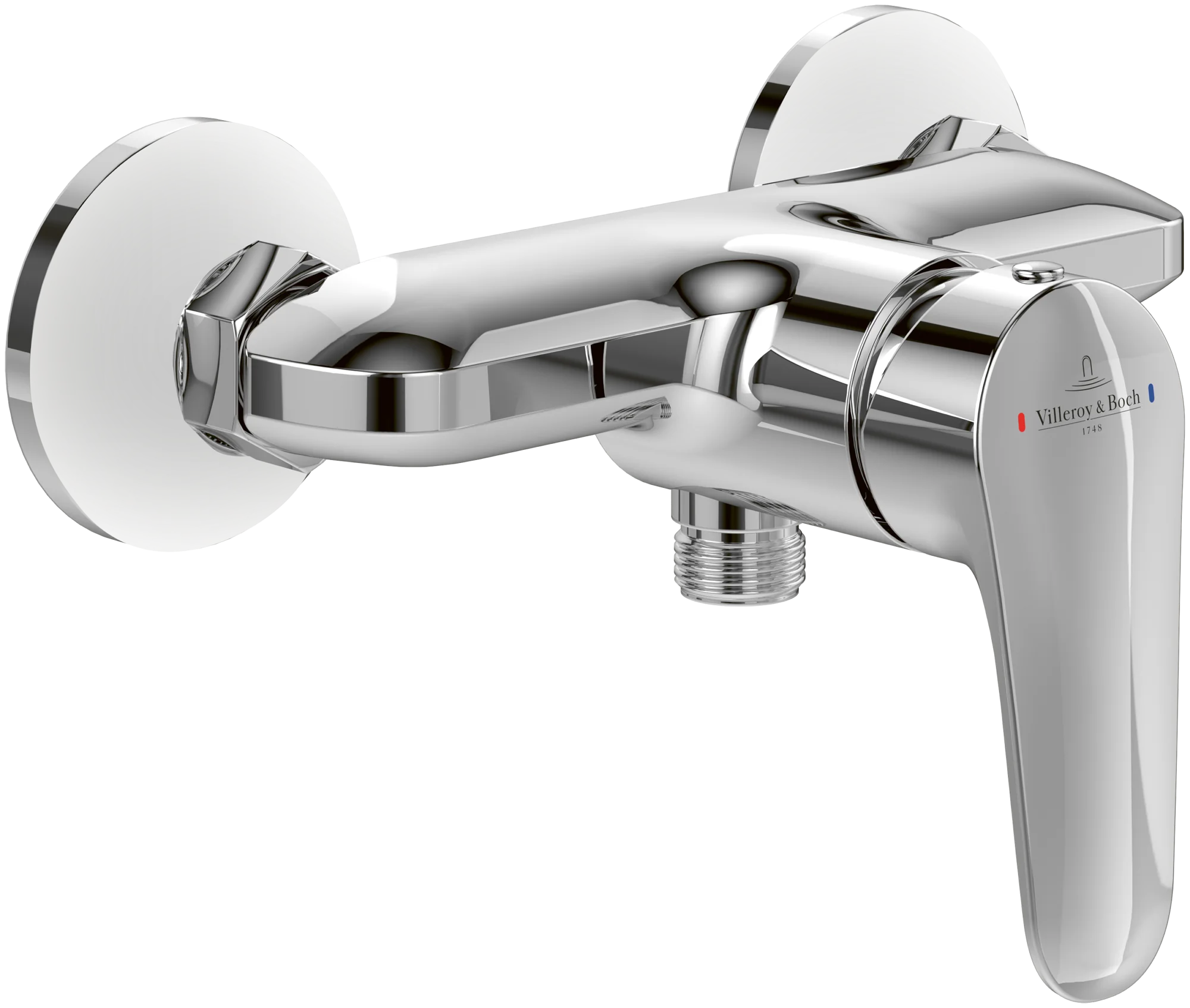 Villeroy & Boch Newo Einhebel-Duscharmatur TVS113001000 Chrom