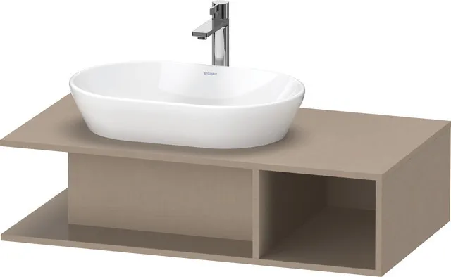 Duravit Waschtischunterschrank wandhängend „D-Neo“ 100 × 26 × 55 cm Leinen