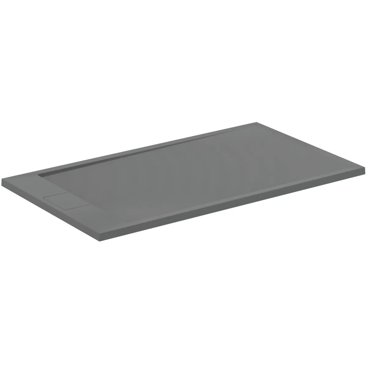 Ideal Standard Rechteck-Brausewanne Ultra Flat S i.life, 1400x800 mm, Quarzgrau, 33 mm Höhe, Bodenebener Einbau möglich Ideal Standard Rechteck-Brausewanne Ultra Flat S i.life, 1400x800 mm, Quarzgrau, 33 mm Höhe, Bodenebener Einbau möglich
