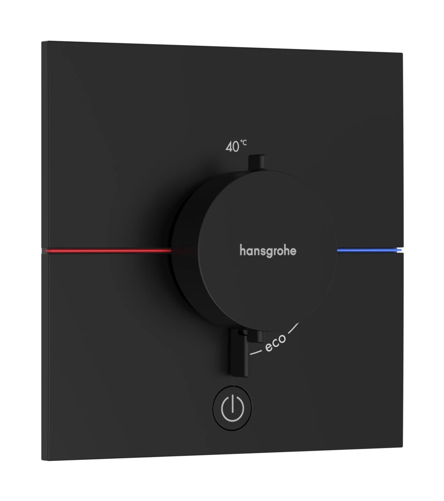 ShowerSelect Comfort E Thermostat Unterputz für 1 Verbraucher und einen zusätzlichen Abgang Chrom