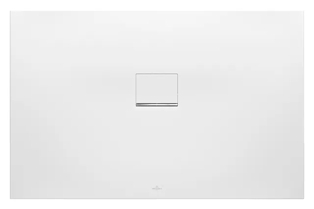 Villeroy & Boch Squaro Infinity Duschwanne, 1200 x 900 x 40 mm, Stone White