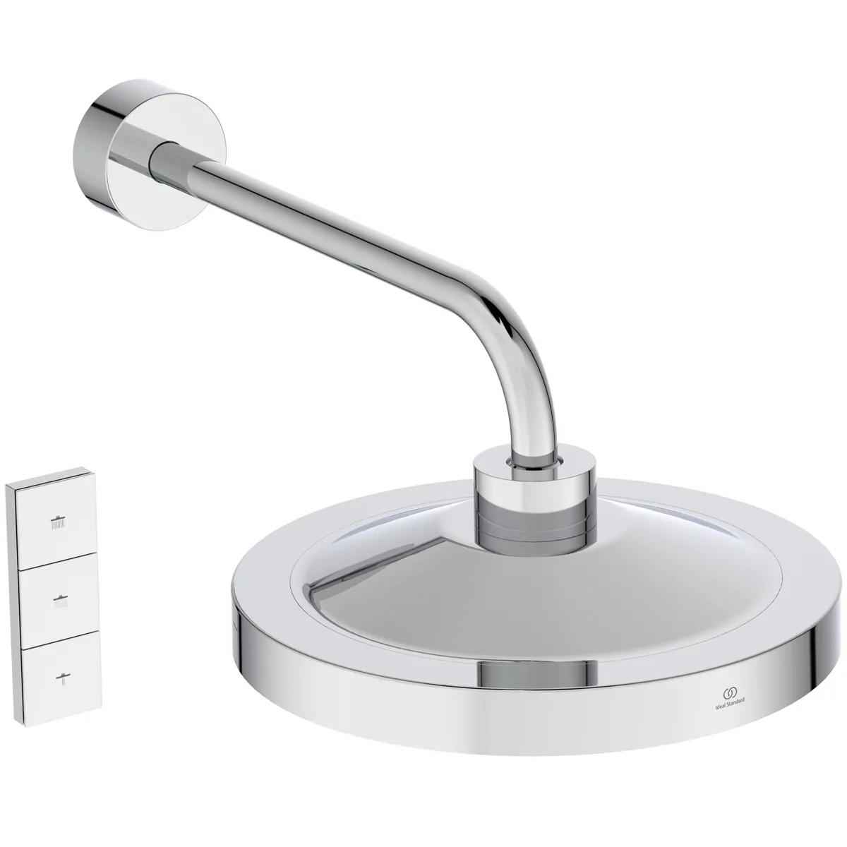 Ideal Standard Idealrain Solos A7890AA 3-Funktion Regenbrause mit LED-Leuchtring Chrom Ideal Standard Idealrain Solos A7890AA 3-Funktion Regenbrause mit LED-Leuchtring Chrom