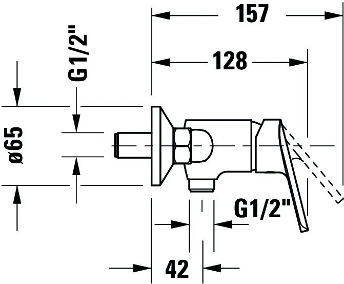 Einhand-Duscharmatur „No.1“ in Chrom Einhand-Duscharmatur „No.1“ in Chrom
