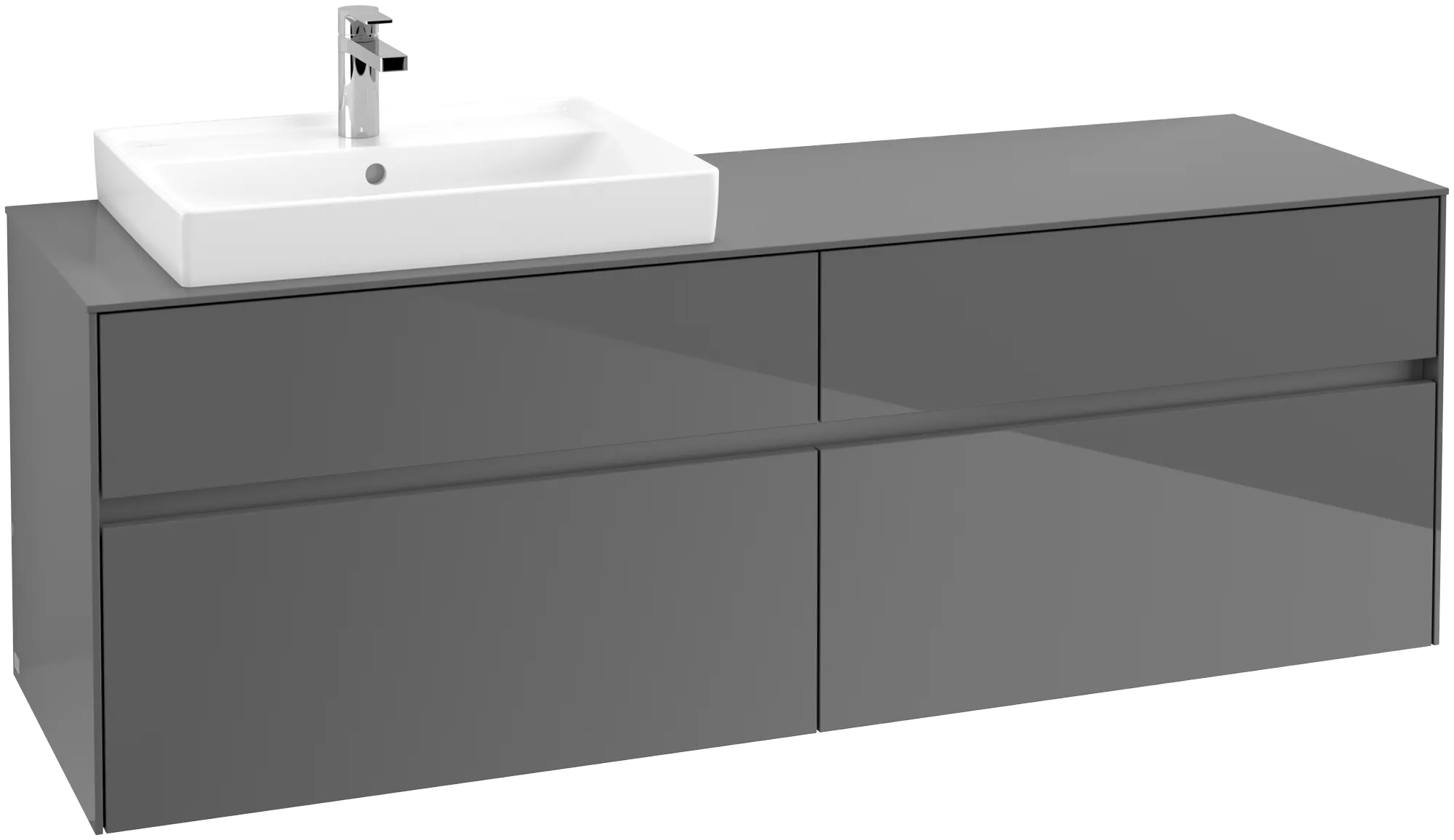 Villeroy & Boch Collaro Waschbeckenunterschrank C022B0 Glossy Grey
