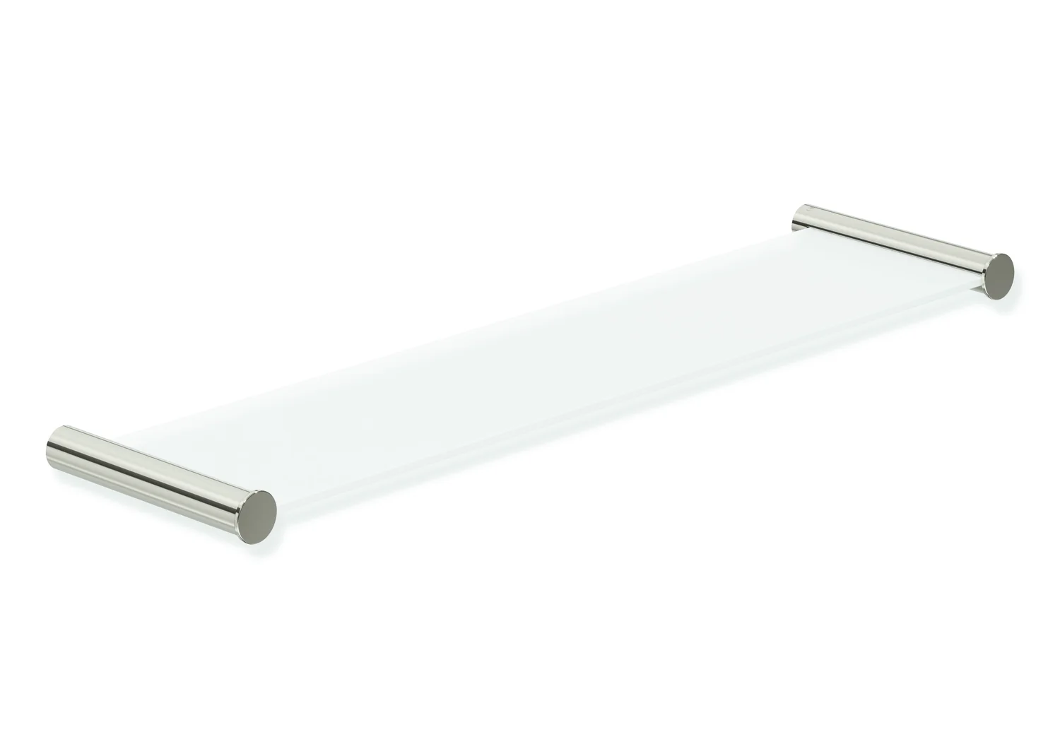 HEWI Ablage System 162, Edelstahl PVD, Glasplatte nickelglänzend, 450 mm breit, 122 mm tief HEWI Ablage System 162, Edelstahl PVD, Glasplatte nickelglänzend, 450 mm breit, 122 mm tief