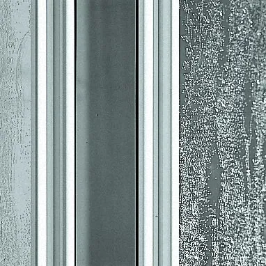 Kermi Duschtür Eckeinstieg 2-teilig (Gleittüren) Halbteil „NOVA 2000“ Glas Kerolan Fontana, Profile Silber Mattglanz, BV: 720 - 742 mm WE: 730 - 752 mm H: 2000 mm Kermi Duschtür Eckeinstieg 2-teilig (Gleittüren) Halbteil „NOVA 2000“ Glas Kerolan Fontana, Profile Silber Mattglanz, BV: 720 - 742 mm WE: 730 - 752 mm H: 2000 mm