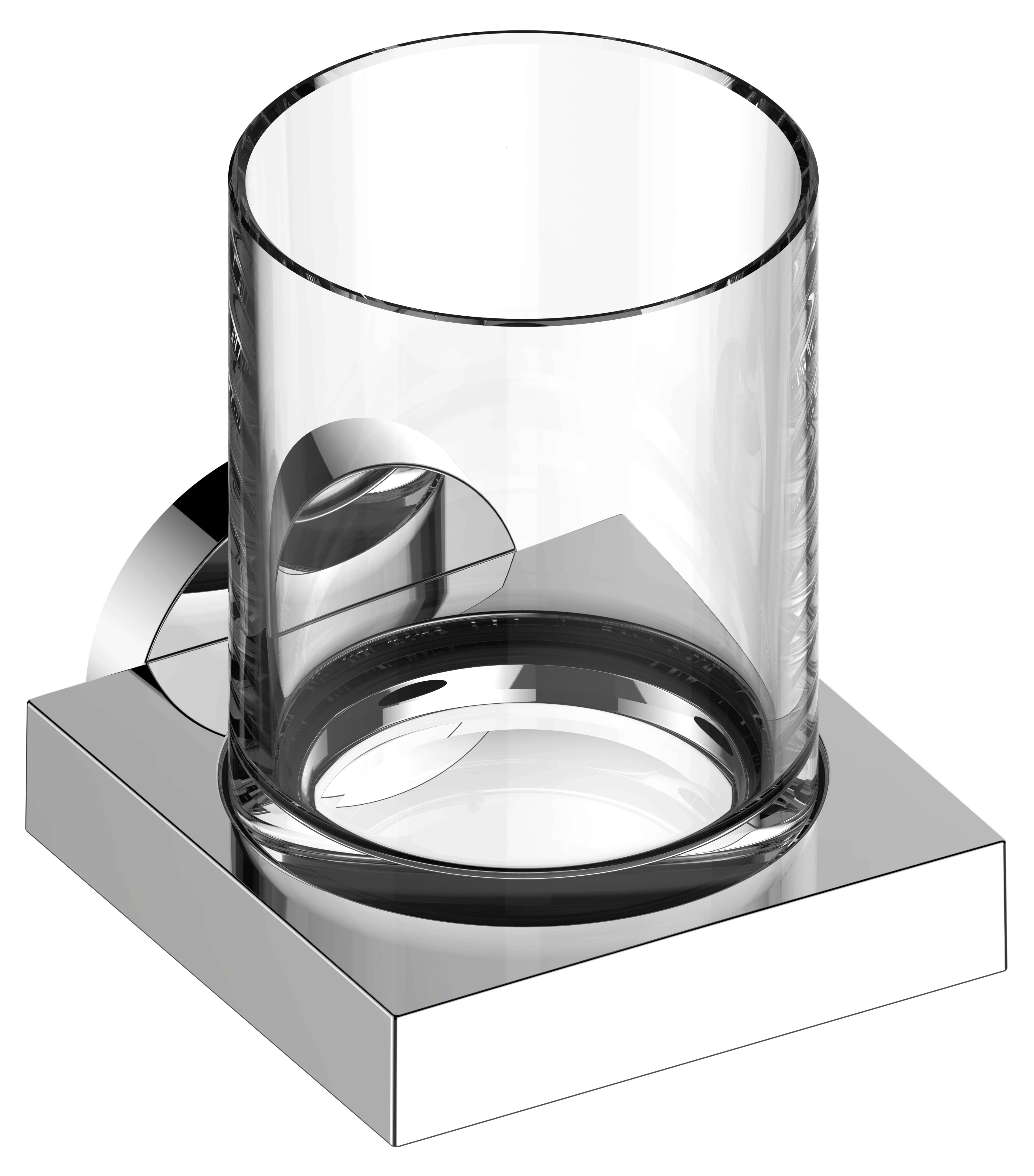 Edition 90 19050019000 Glashalter mit Echtkristall-Glas verchromt Edition 90 19050019000 Glashalter mit Echtkristall-Glas verchromt