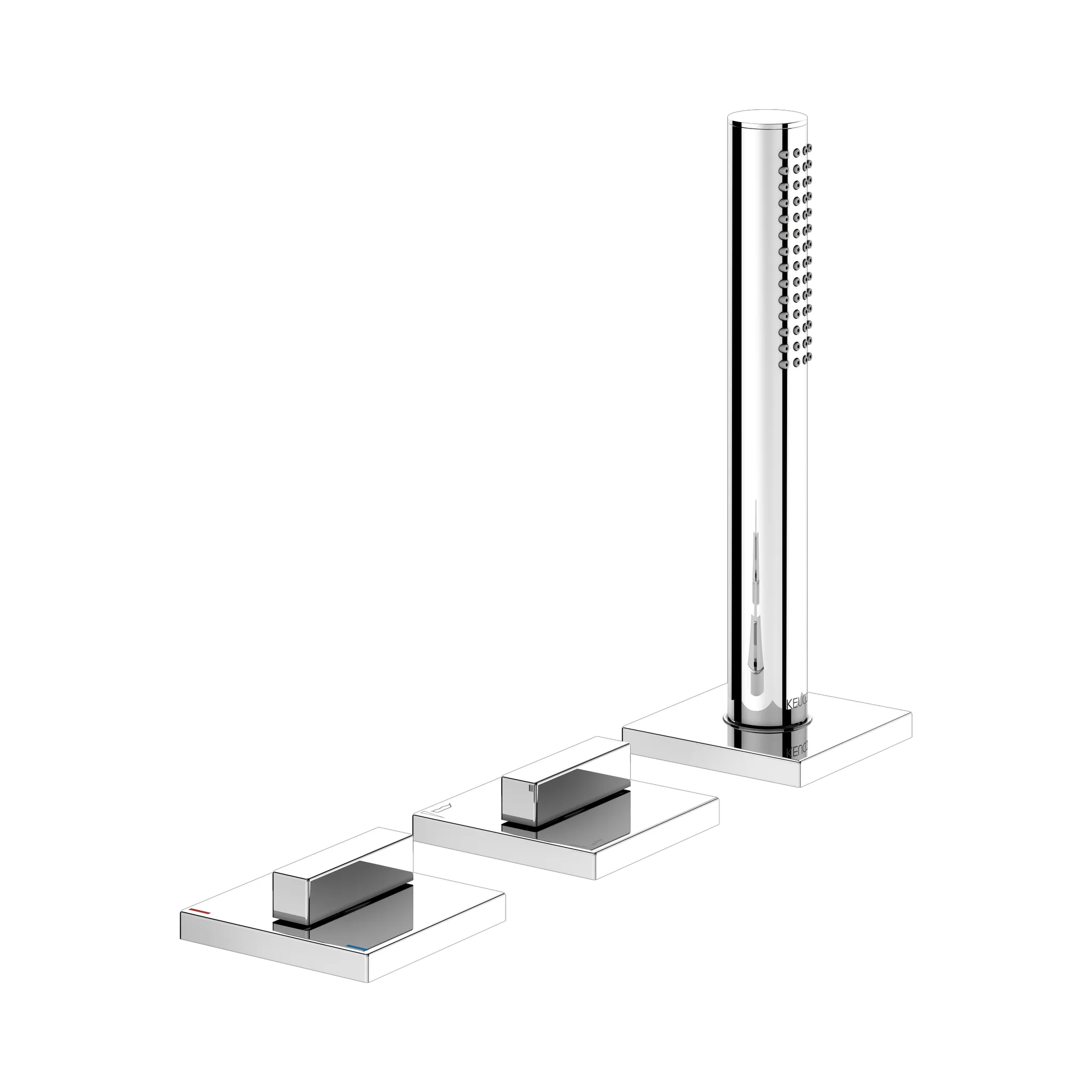 KEUCO EDITION 11 Dreiloch-Wannenmischer Wannenrand verchromt KEUCO EDITION 11 Dreiloch-Wannenmischer Wannenrand verchromt