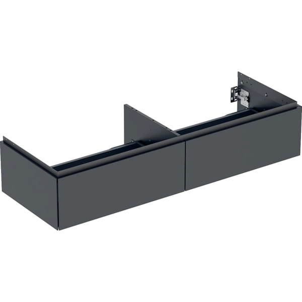 Geberit Waschtischunterschrank „ONE“ schwarz / lackiert matt Geberit Waschtischunterschrank „ONE“ schwarz / lackiert matt